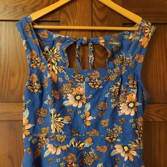 Modcloth Bursting With Optimism Fit and Flare Dress - Picture 3 of 9